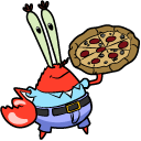 Spongebob Krusty Krab Pizza cursor