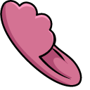 SpongeBob Mermaid Man Pink Slipper pointer