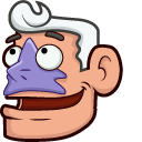 SpongeBob Mermaid Man Pink Slipper cursor