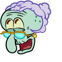 SpongeBob Mrs. Tentacles cursor