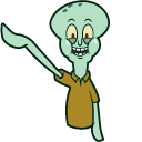 SpongeBob Normal Squidward pointer