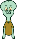 SpongeBob Normal Squidward cursor