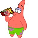SpongeBob Patrick and Drinkable Sausage cursor