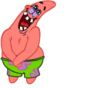 SpongeBob Patrick Blushing cursor