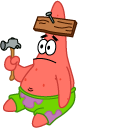 SpongeBob Patrick Nailing Board Meme cursor