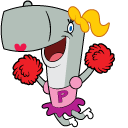 SpongeBob Pearl Krabs Cheer cursor