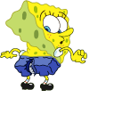 SpongeBob Ripped Pants cursor