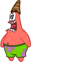 SpongeBob Scared Patrick cursor