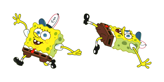 Spongebob Slipping On Ice