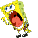 SpongeBob Yelling at Squidward Meme cursor