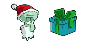 Squidward Santa