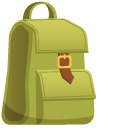 Hiking Map and Backpack cursor