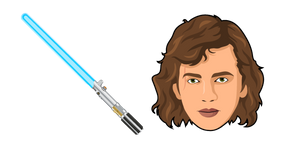 Star Wars Anakin Skywalker and Blue Lightsaber
