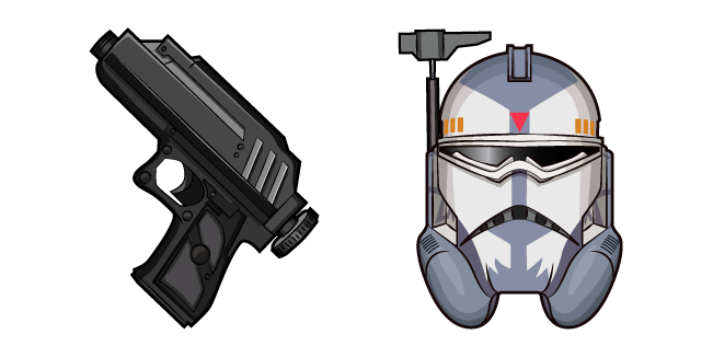 Star Wars CC-3636 Wolffe DC-17 Hand Blaster