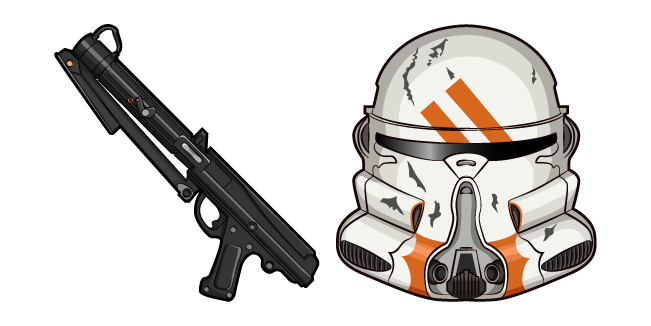 Star Wars Clone Paratrooper and DC-15S