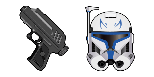 Star Wars CT-7567 Captain Rex DC-17 Hand Blaster