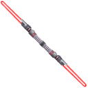 Star Wars Dark Rey and Red Lightsaber pointer