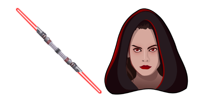 Star Wars Dark Rey and Red Lightsaber