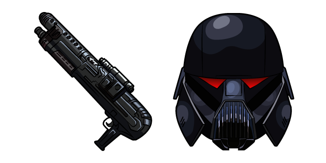 Star Wars Dark Trooper and Blaster Rifle