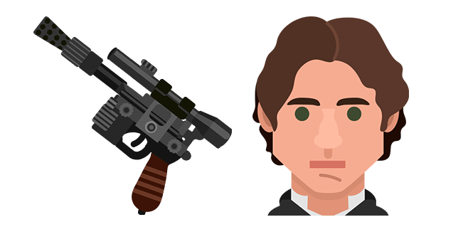 Star Wars Han Solo and Blaster