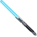Star Wars Jedi Fallen Order Cal Kestis and Blue Lightsaber pointer