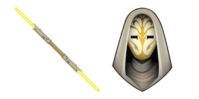 Star Wars Jedi Temple Guard and Yellow Lightsaber