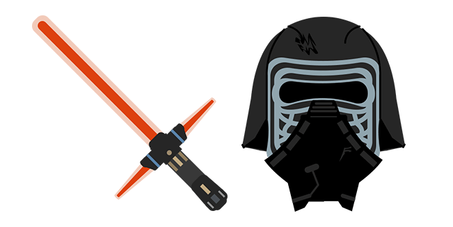 Star Wars Kylo Ren and Red Lightsaber