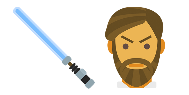 Star Wars Obi-Wan and Lightsaber
