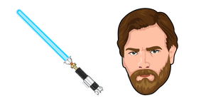 Star Wars Obi-Wan Kenobi and Blue Lightsaber