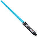 Star Wars Plo Koon and Blue Lightsaber pointer