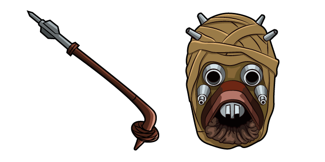 Star Wars Tusken Raider and Gaderffii Stick