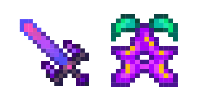 Stardew Valley Infinity Blade and Stardrop