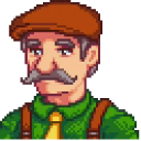 Stardew Valley Lewis and his Lucky Shorts cursor