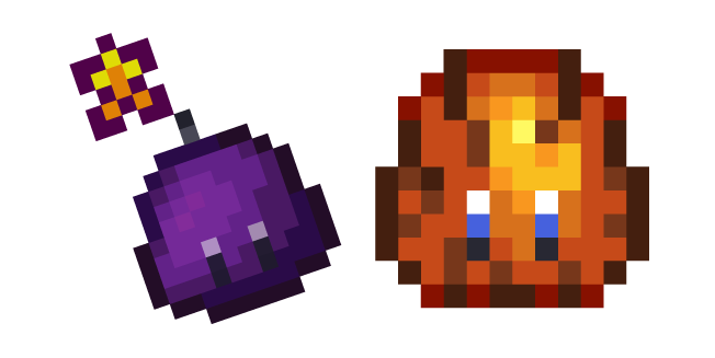 Stardew Valley Special Purple Slime and Tiger Slime