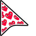 Comme des Garcons pointer