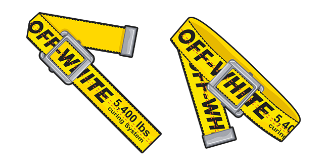 Off-White Yellow Industrial Belt