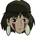 Princess Mononoke San and Dagger cursor