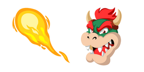 Super Mario Bowser and Fireball