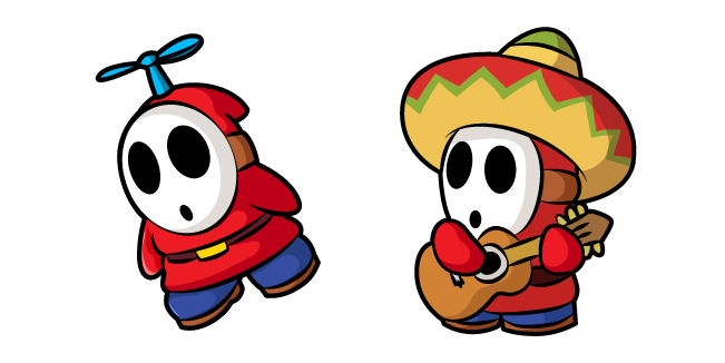 Super Mario Fly Guy and Sombrero Guy