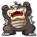 Super Mario Morton Koopa Jr. and a Magic Wand cursor