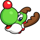 Super Mario Santa Mario and Reindeer Yoshi pointer