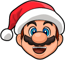 Super Mario Santa Mario and Reindeer Yoshi cursor
