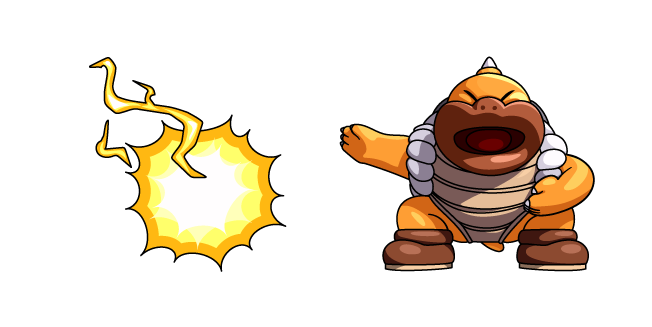 Super Mario Sumo Bro and Fireball