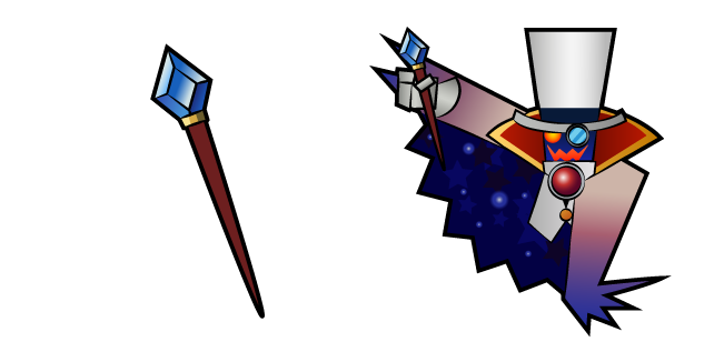 Super Paper Mario Count Bleck and Scepter