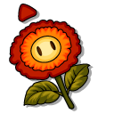 The Super Mario Galaxy Movie Mario in Poncho and Fire Flower pointer