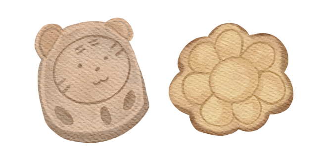 Animal and Flower Baby Cookies