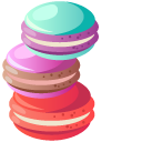 Colorful Macarons cursor
