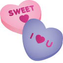 Conversation Hearts Candy pointer