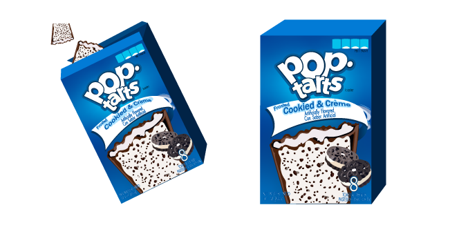 Frosted Cookies and Creme Pop-Tarts