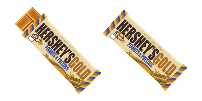 Hershey's Gold Peanuts and Pretzels
